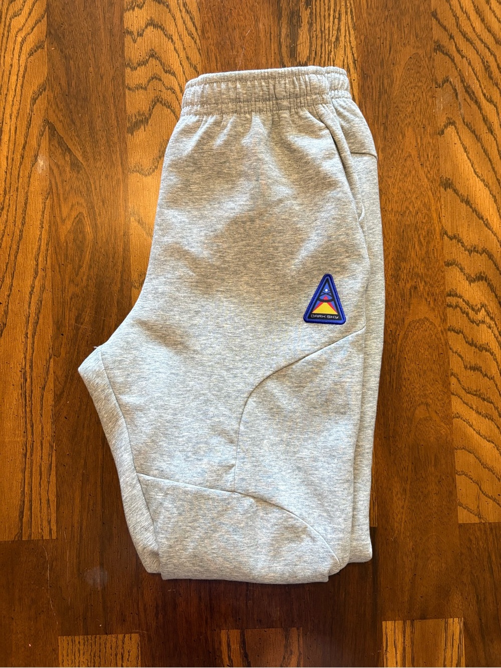 Under Armour Light Gray Sweatpants with Triangle Patch